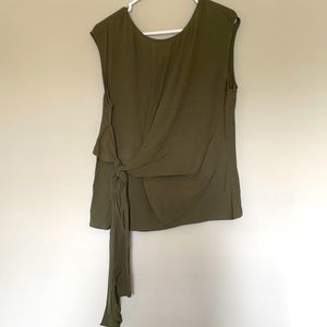 EXPRESS Faux Wrap Front Top